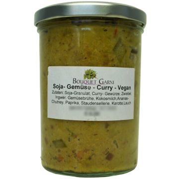 Soja Gemüse Curry Vegan