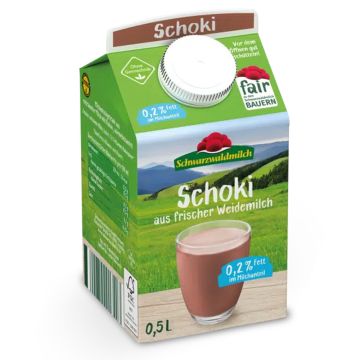 Schoki aus frischer Weidemilch - Schwarzwaldmilch 0,5l