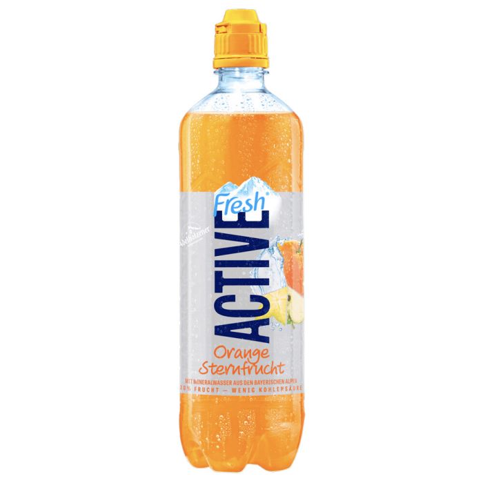 Adelholzener Active Fresh Orange Apple Starfruit 0,75l Adelholzener Active Fresh Orange Apple Starfruit 0,75l