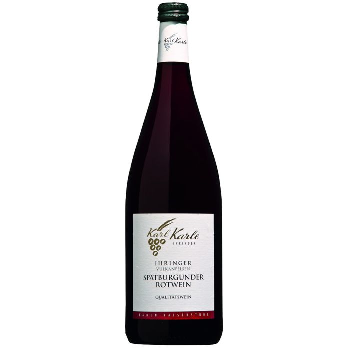 Ihringer Vulkanfelsen Spätburgunder Rotwein halbtrocken 1,0l Ihringer Vulkanfelsen Spätburgunder Rotwein halbtrocken 1,0l