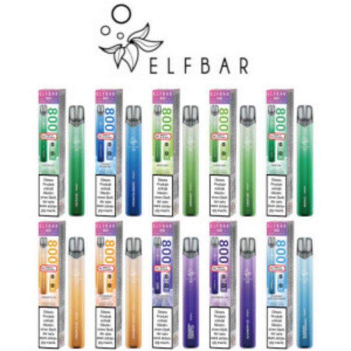ELFBAR E-Shisha 800, 20mg/ml , verschiedene Geschmacksrichtungen ELFBAR E-Shisha 800, 20mg/ml , verschiedene Geschmacksrichtungen